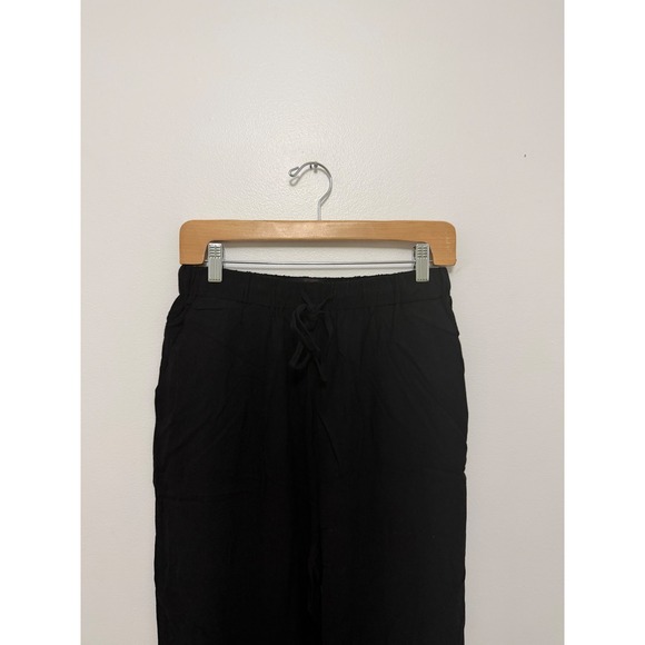 White Fox Live It Up Linen Pants – Black – Size Small - Picture 3 of 6